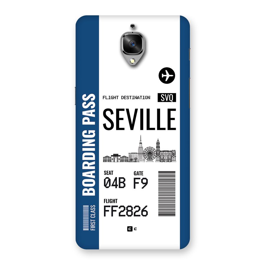 Seville Boarding Pass Back Case for OnePlus 3T