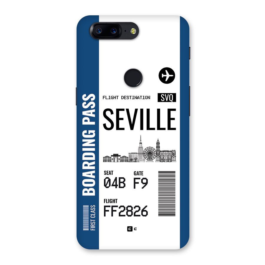 Seville Boarding Pass Back Case for OnePlus 5T