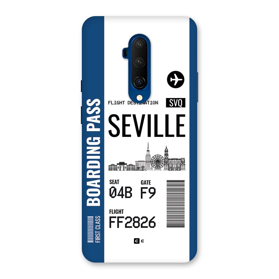 Seville Boarding Pass Back Case for OnePlus 7T Pro