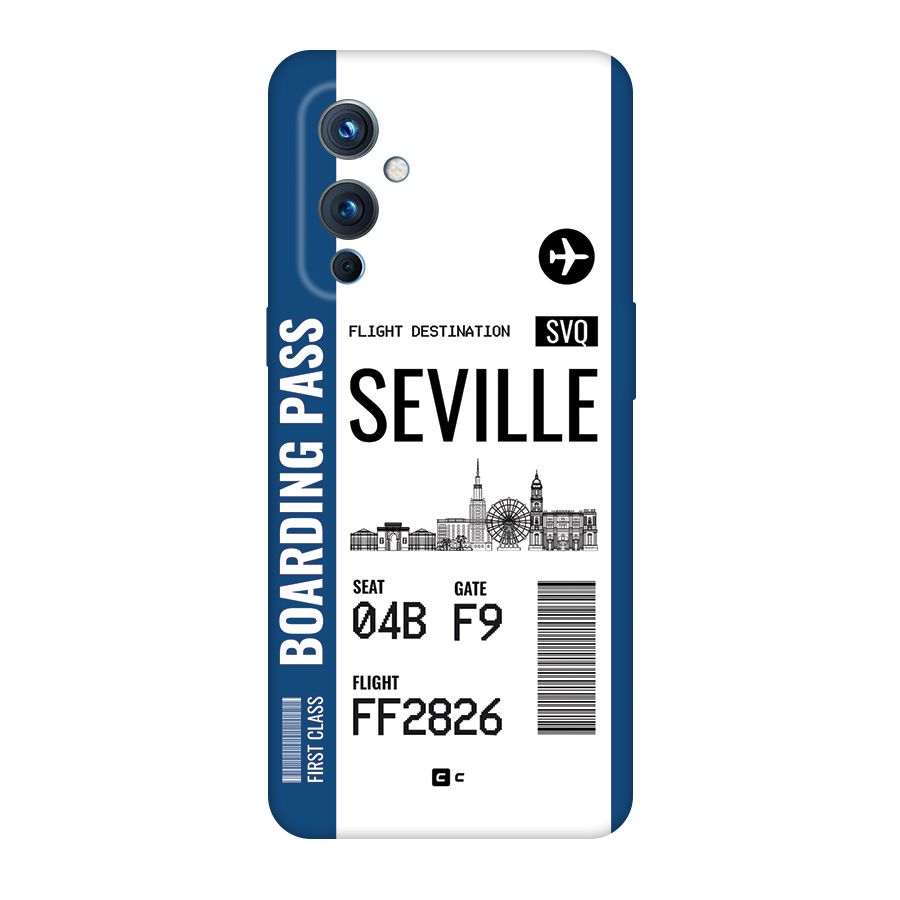 Seville Boarding Pass Back Case for OnePlus 9