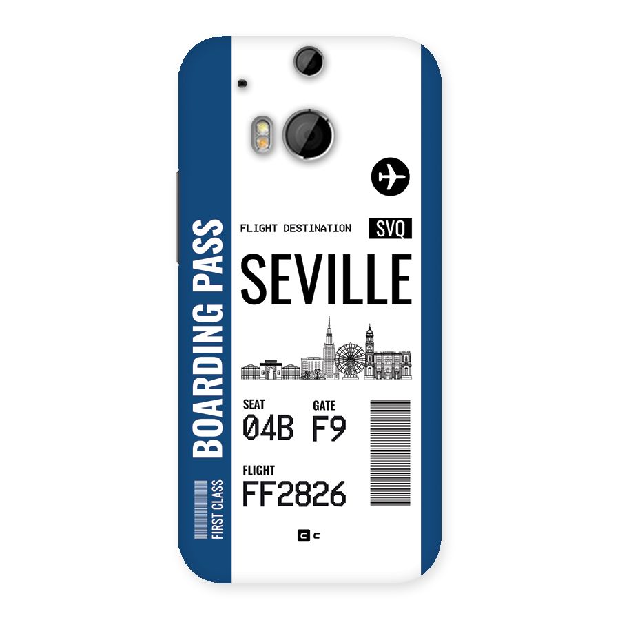 Seville Boarding Pass Back Case for One M8