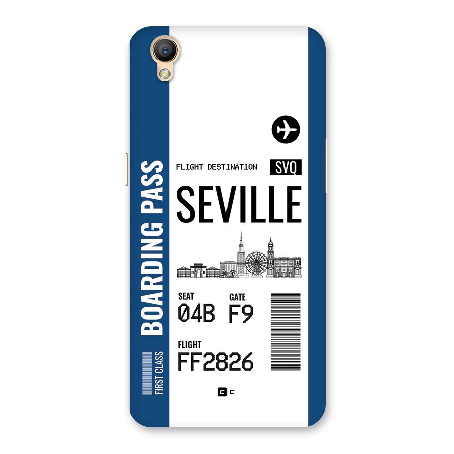 Seville Boarding Pass Back Case for Oppo A37