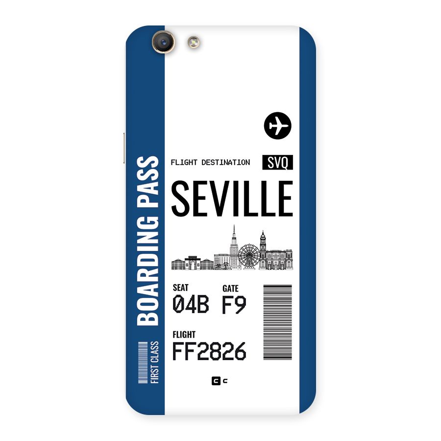 Seville Boarding Pass Back Case for Oppo F1s