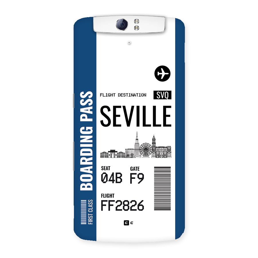 Seville Boarding Pass Back Case for Oppo N1