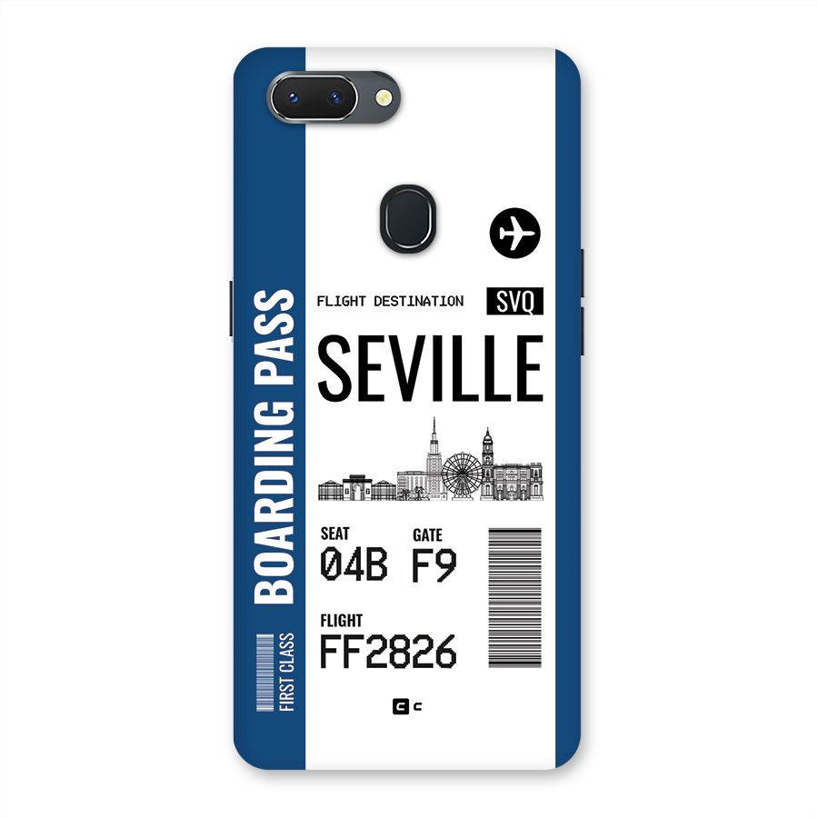 Seville Boarding Pass Back Case for Realme 2
