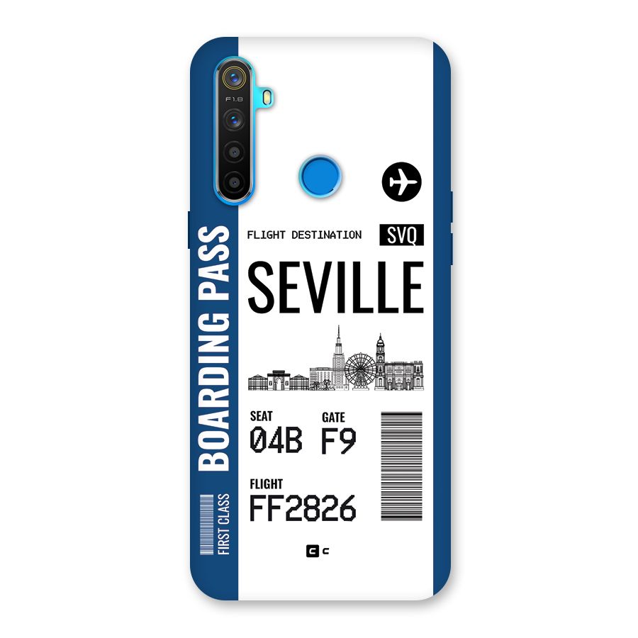 Seville Boarding Pass Back Case for Realme 5