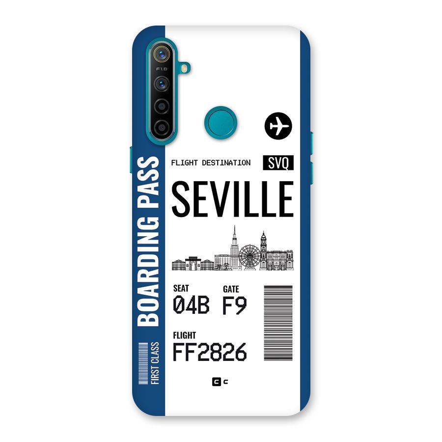 Seville Boarding Pass Back Case for Realme 5i
