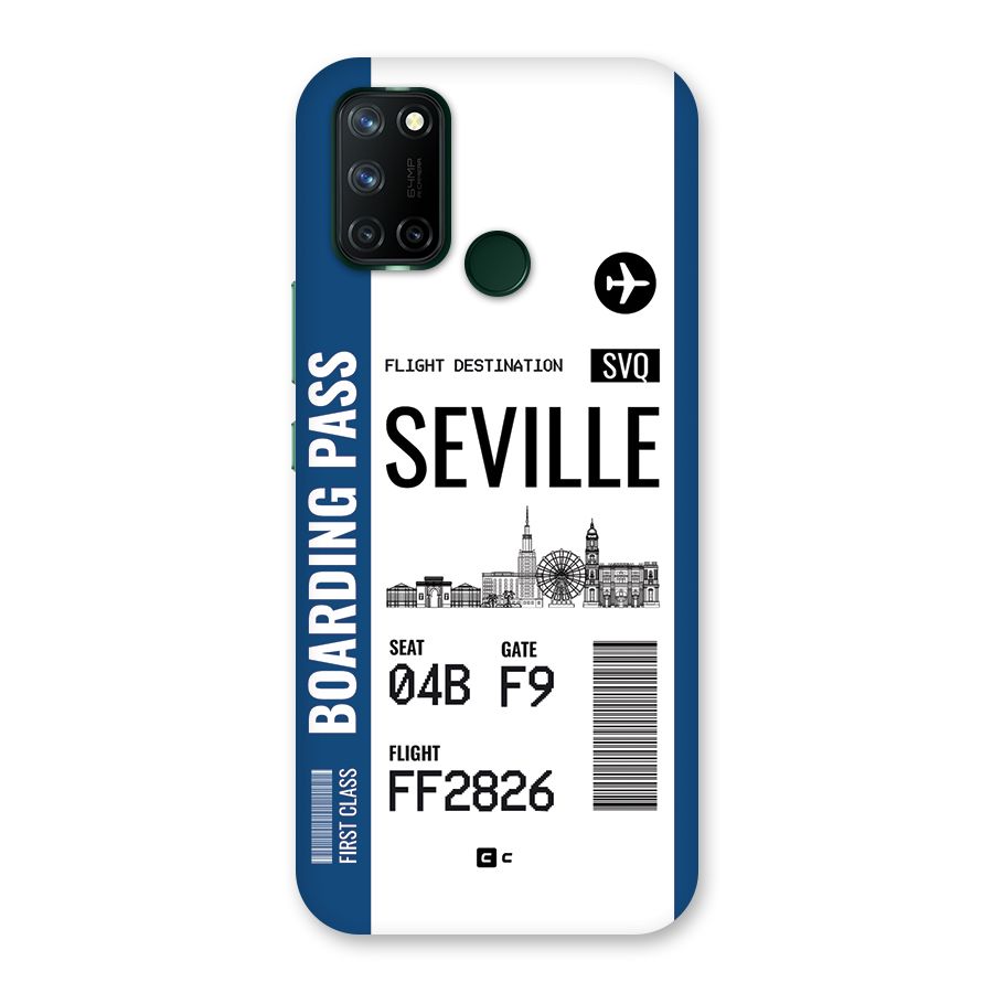 Seville Boarding Pass Back Case for Realme 7i