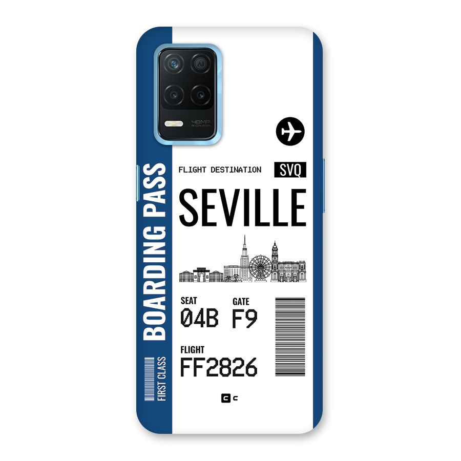 Seville Boarding Pass Back Case for Realme 8 5G