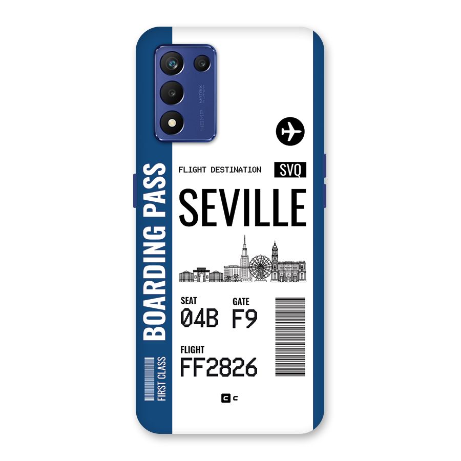 Seville Boarding Pass Back Case for Realme 9 5G Speed