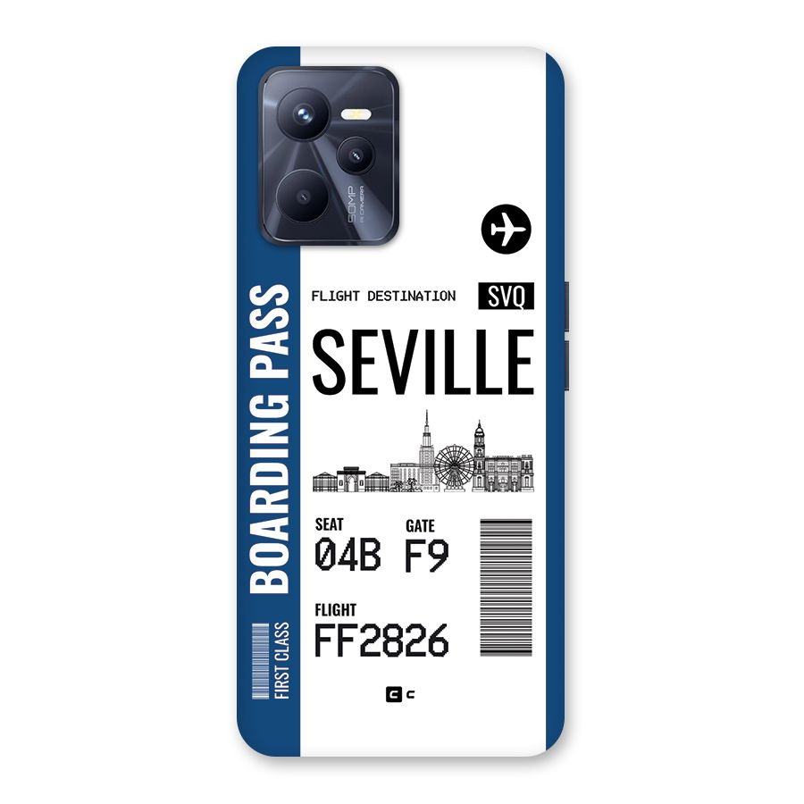 Seville Boarding Pass Back Case for Realme C35