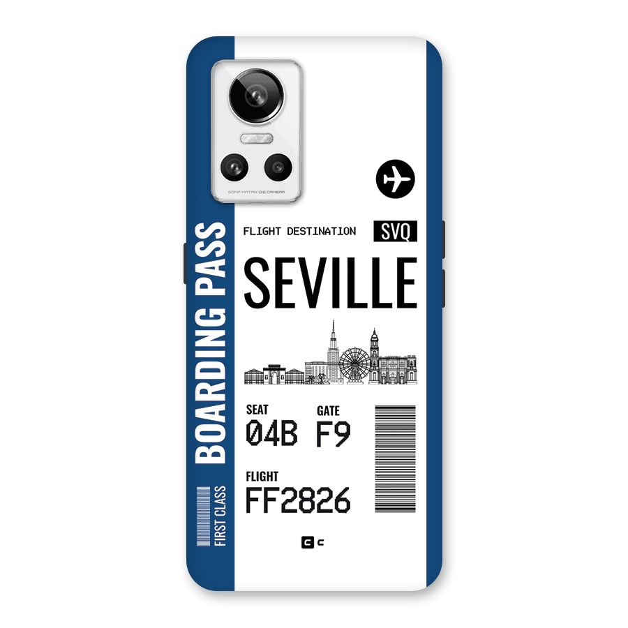 Seville Boarding Pass Back Case for Realme GT Neo 3