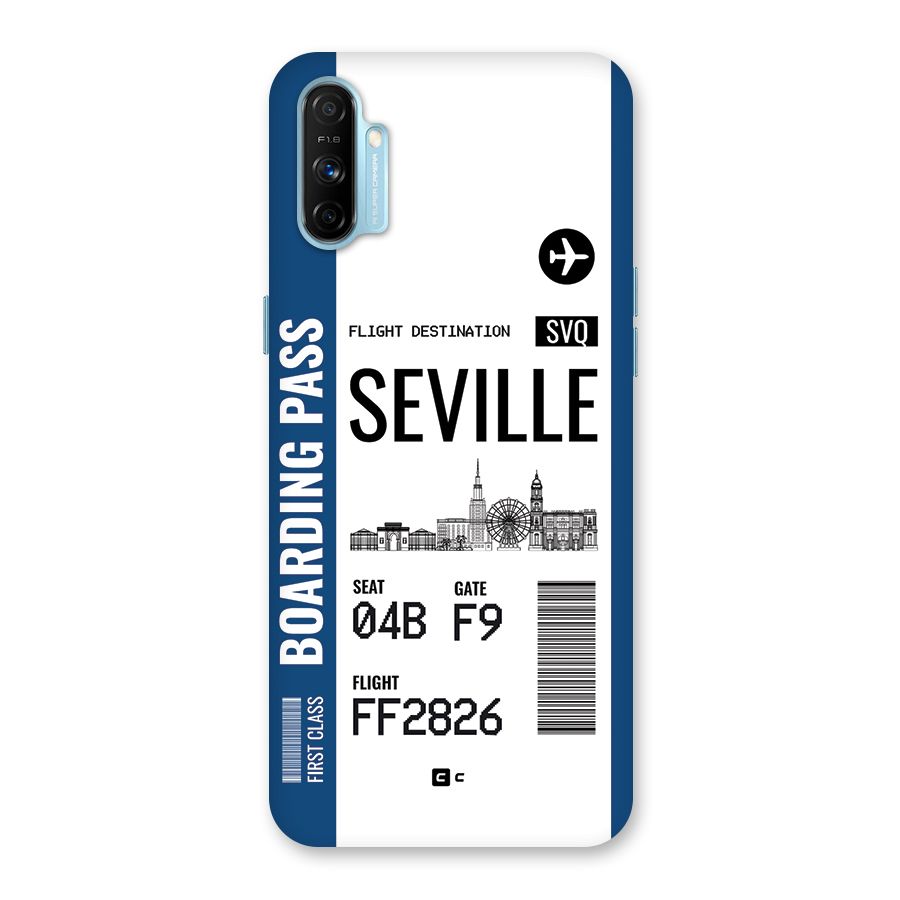 Seville Boarding Pass Back Case for Realme Narzo 20A