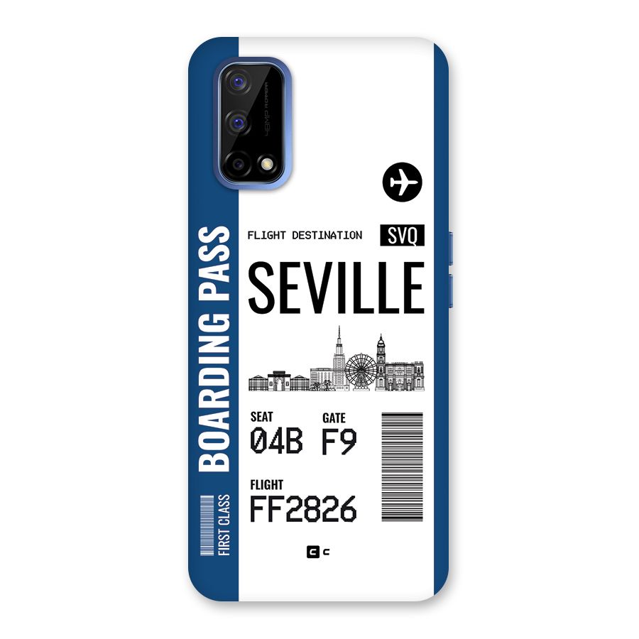 Seville Boarding Pass Back Case for Realme Narzo 30 Pro