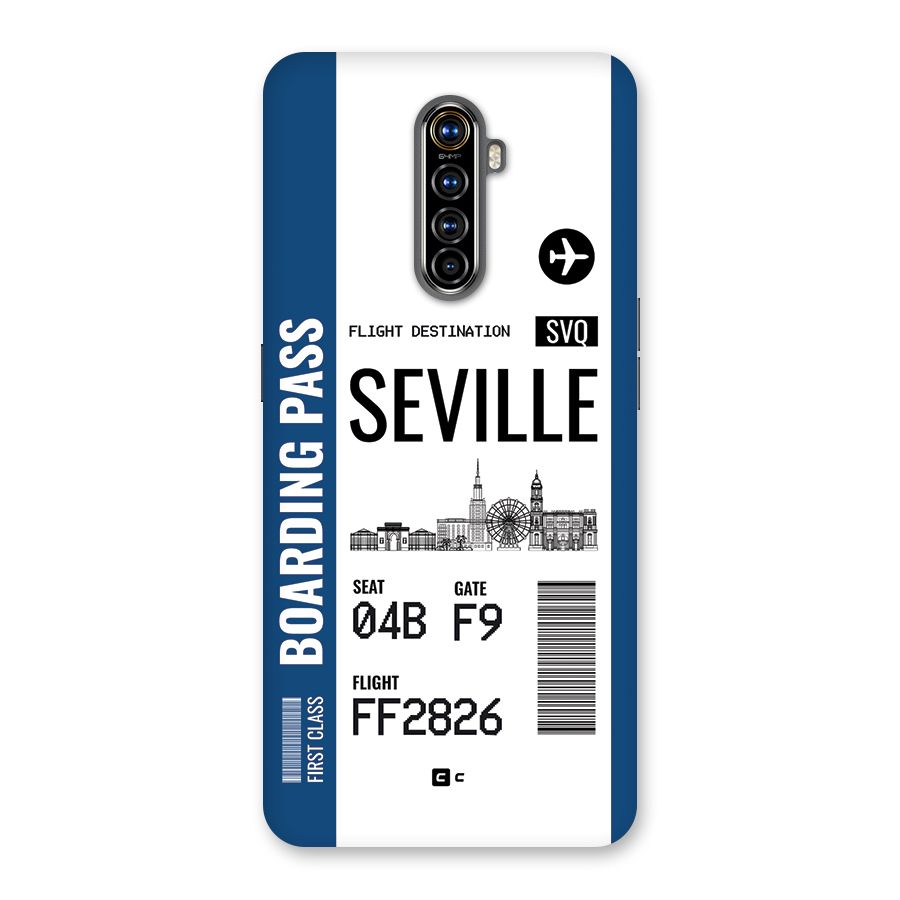 Seville Boarding Pass Back Case for Realme X2 Pro