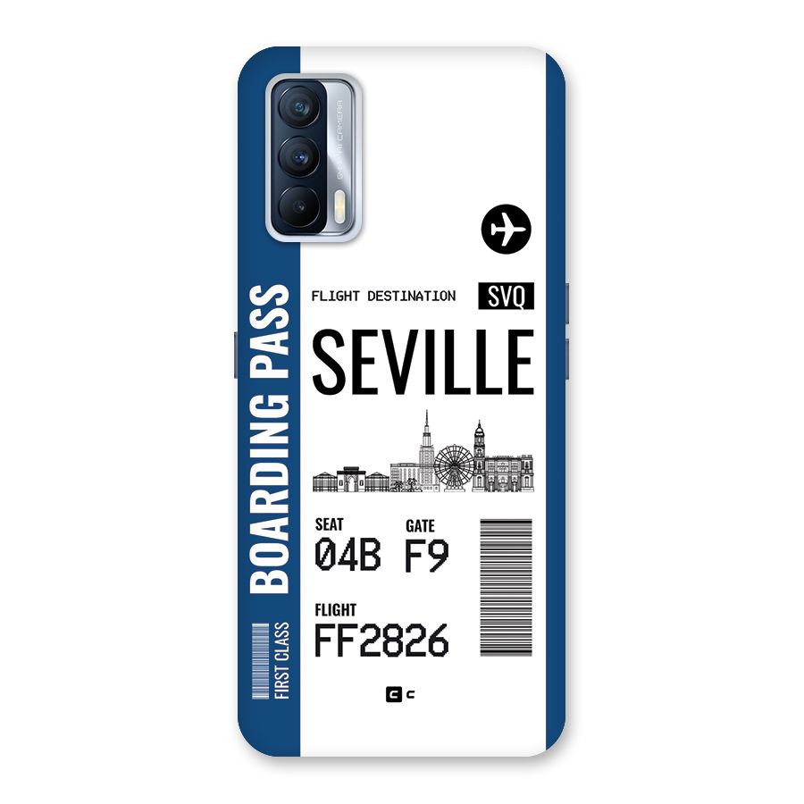 Seville Boarding Pass Back Case for Realme X7
