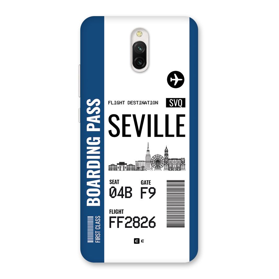 Seville Boarding Pass Back Case for Redmi 8A Dual