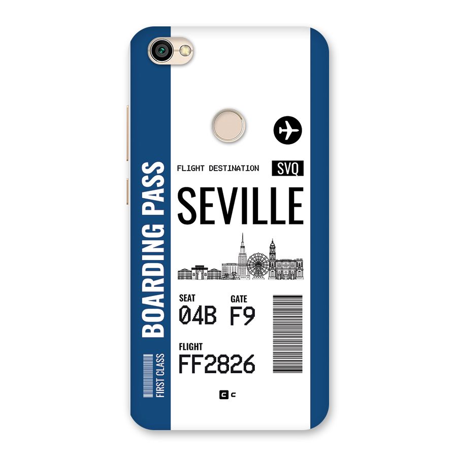 Seville Boarding Pass Back Case for Redmi Y1 2017