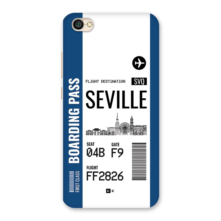 Seville Boarding Pass Back Case for Redmi Y1 Lite
