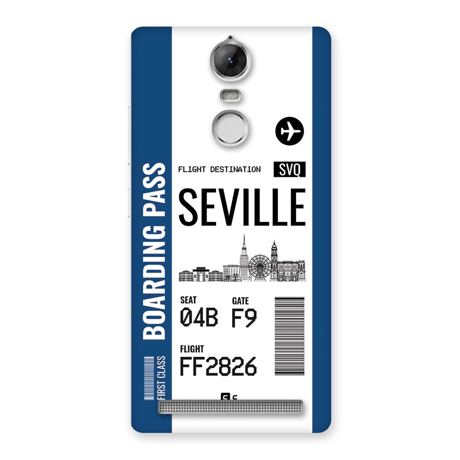 Seville Boarding Pass Back Case for Vibe K5 Note