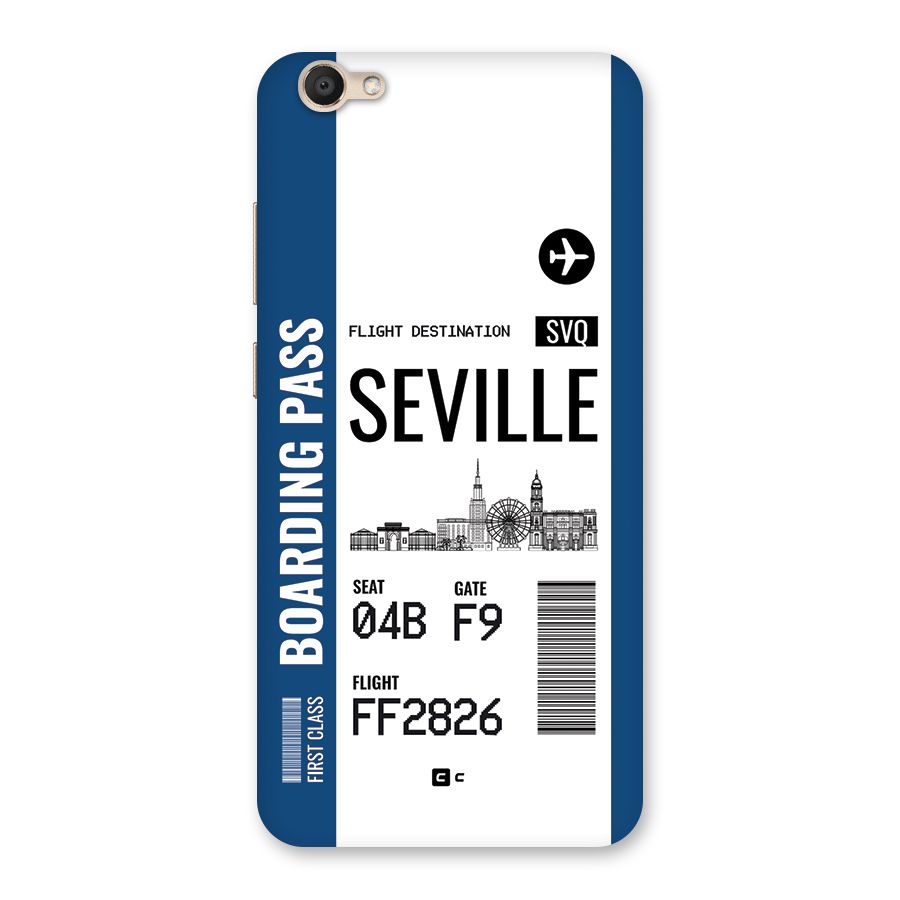 Seville Boarding Pass Back Case for Vivo V5