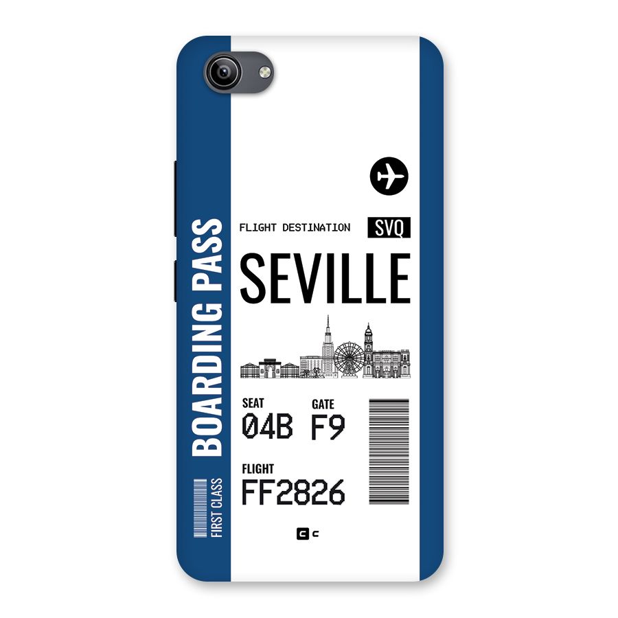 Seville Boarding Pass Back Case for Vivo Y81i