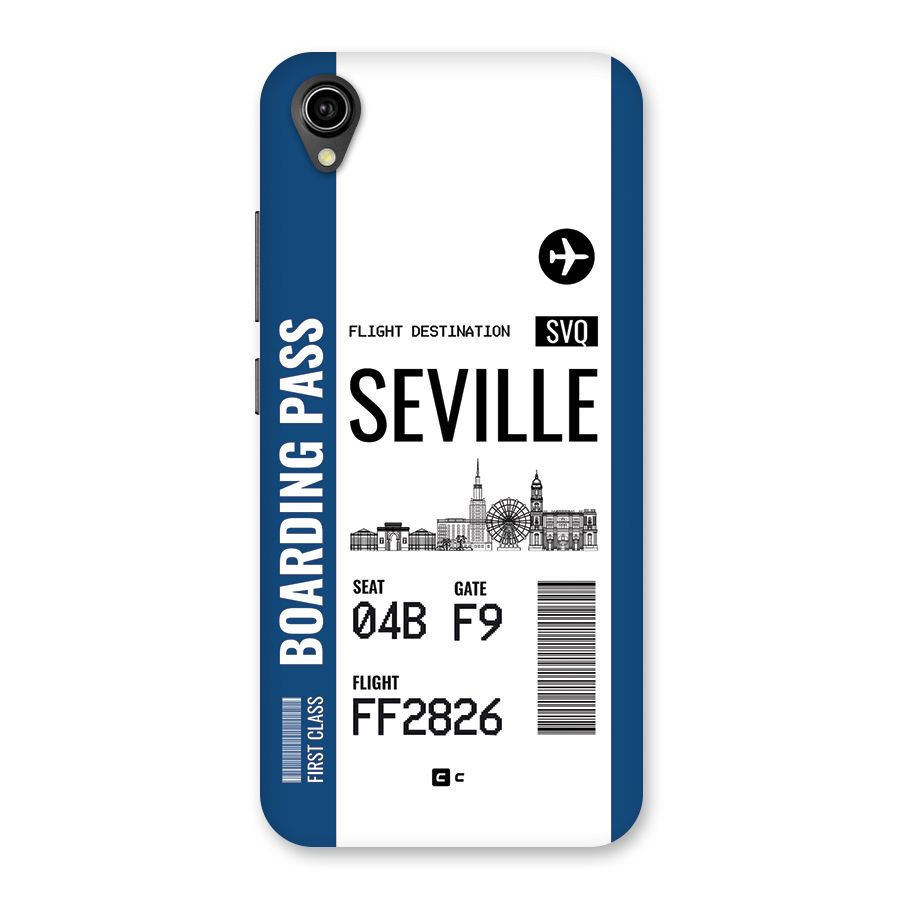 Seville Boarding Pass Back Case for Vivo Y90