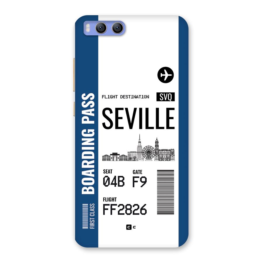Seville Boarding Pass Back Case for Xiaomi Mi 6