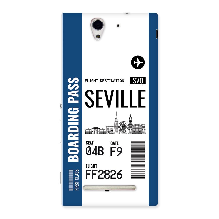 Seville Boarding Pass Back Case for Xperia C3