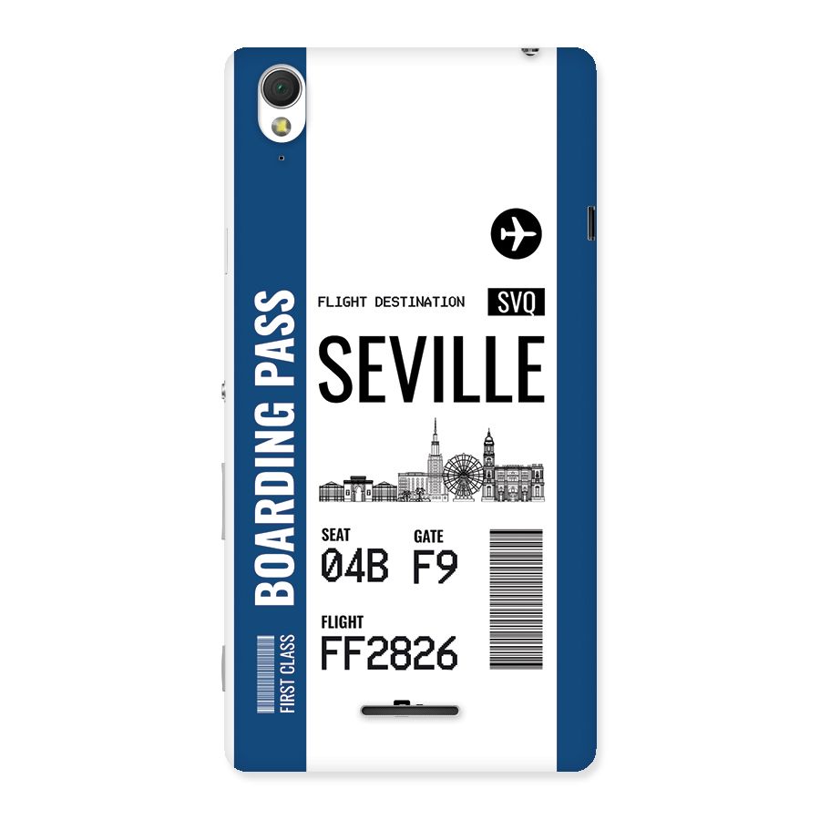 Seville Boarding Pass Back Case for Xperia T3