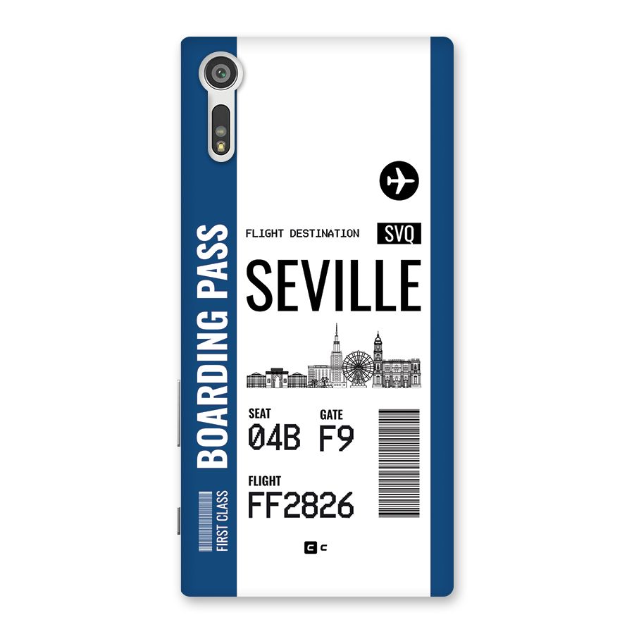 Seville Boarding Pass Back Case for Xperia XZ
