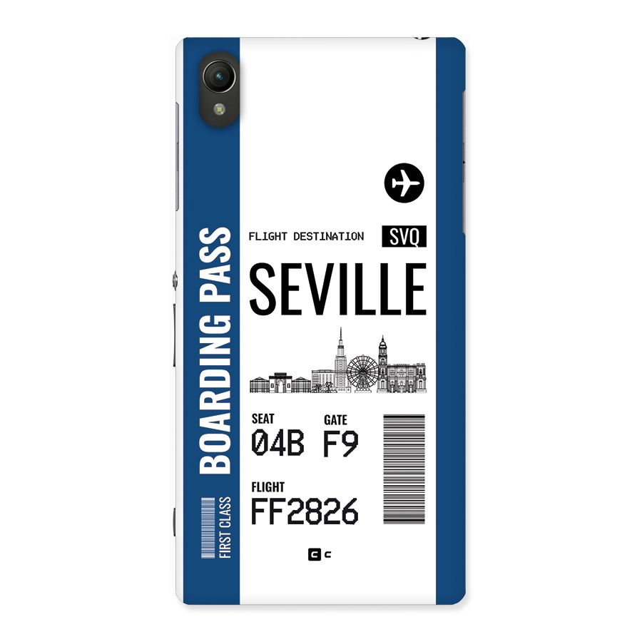 Seville Boarding Pass Back Case for Xperia Z1