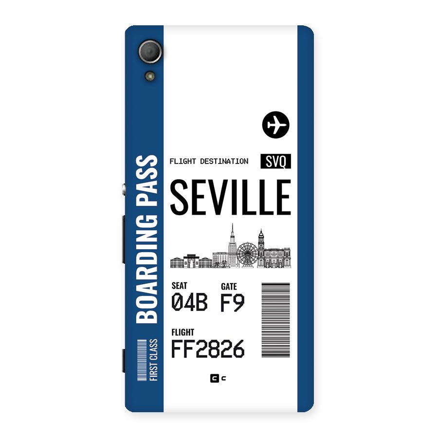 Seville Boarding Pass Back Case for Xperia Z3 Plus