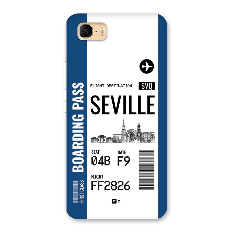 Seville Boarding Pass Back Case for Zenfone 3s Max