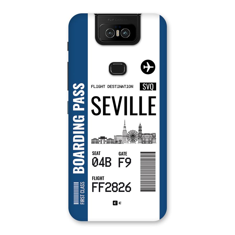 Seville Boarding Pass Back Case for Zenfone 6z