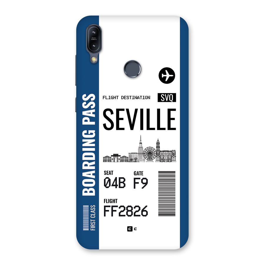 Seville Boarding Pass Back Case for Zenfone Max M2