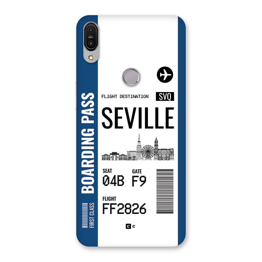 Seville Boarding Pass Back Case for Zenfone Max Pro M1
