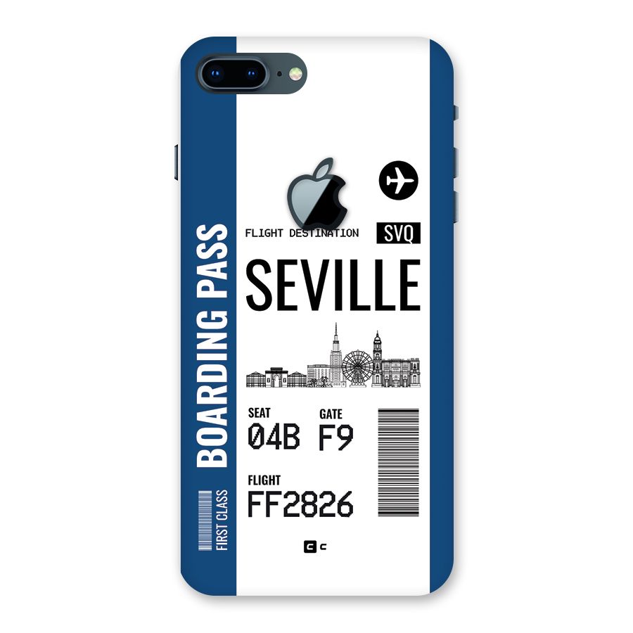 Seville Boarding Pass Back Case for iPhone 7 Plus Apple Cut