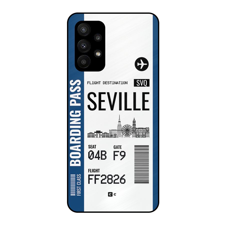 Seville Boarding Pass Metal Back Case for Galaxy A23