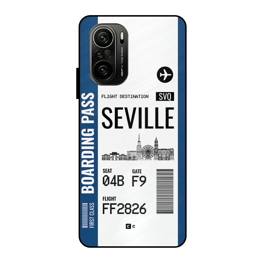 Seville Boarding Pass Metal Back Case for Mi 11x