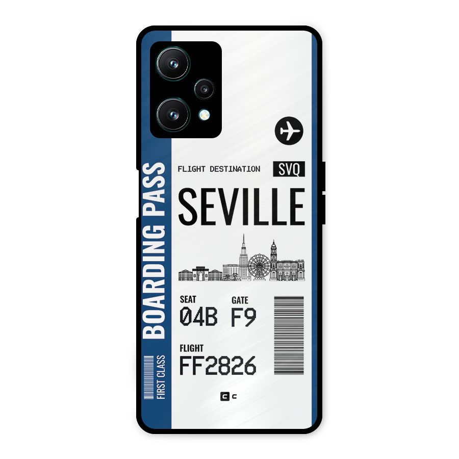 Seville Boarding Pass Metal Back Case for Realme 9 Pro 5G