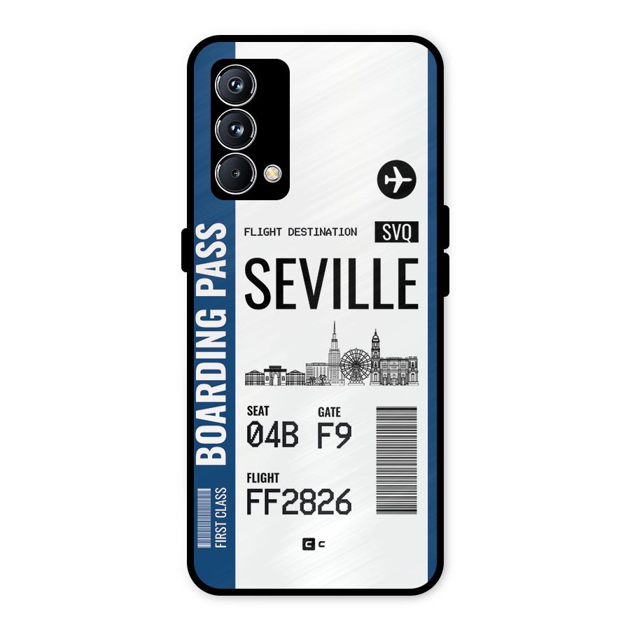 Seville Boarding Pass Metal Back Case for Realme GT Master Edition