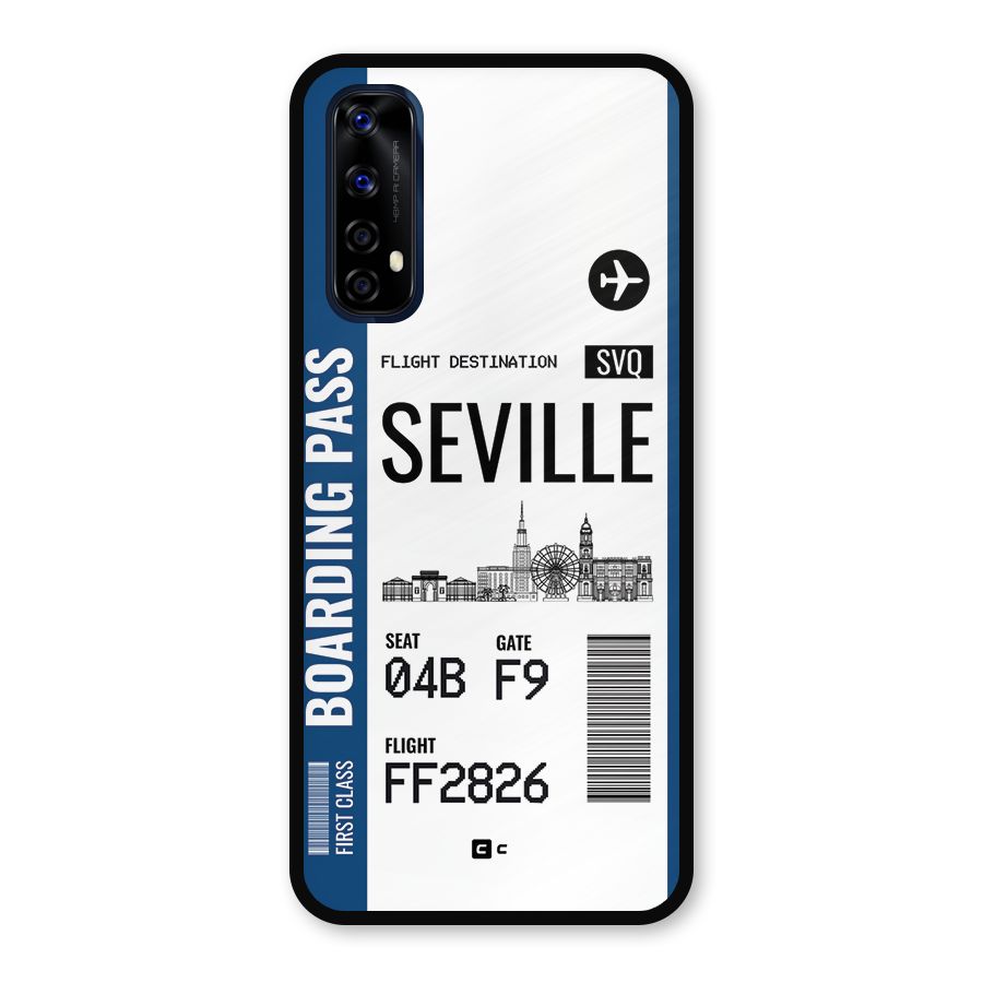 Seville Boarding Pass Metal Back Case for Realme Narzo 20 Pro