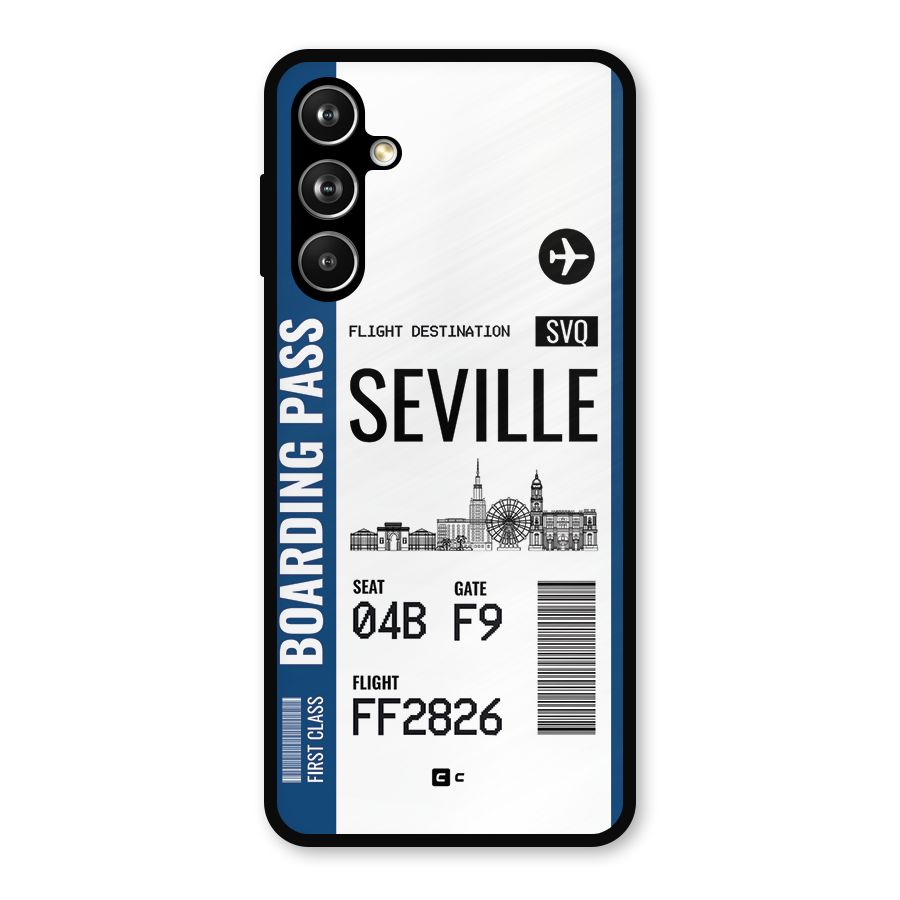 Seville Boarding Pass Metal Back Case for Samsung Galaxy M54
