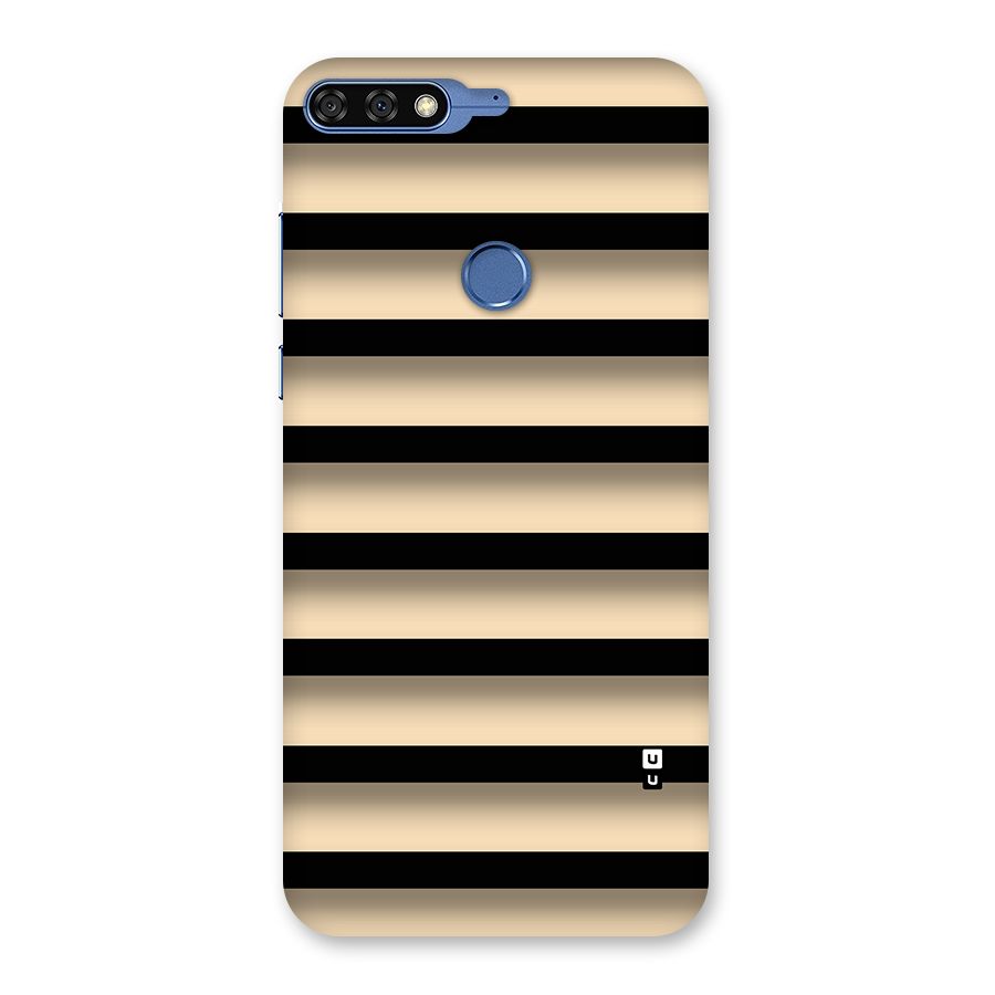 Shadow Stripes Back Case for Honor 7C