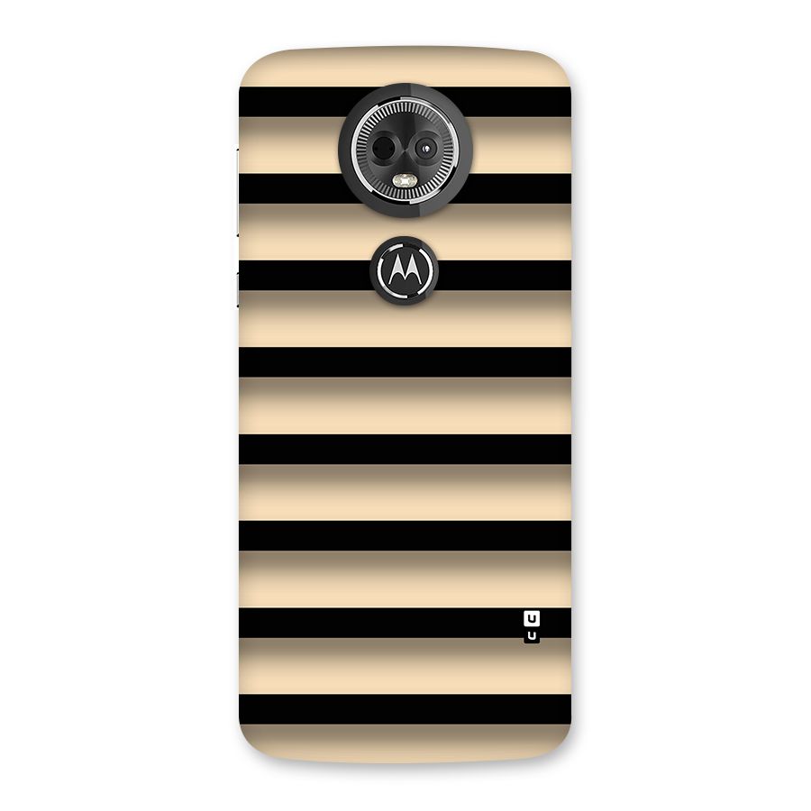 Shadow Stripes Back Case for Moto E5 Plus