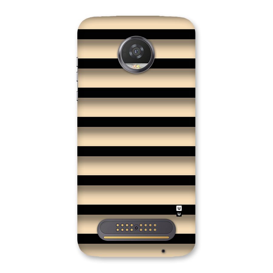 Shadow Stripes Back Case for Moto Z2 Play