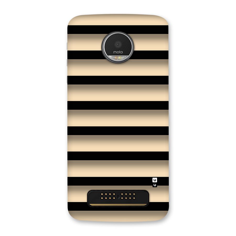 Shadow Stripes Back Case for Moto Z Play