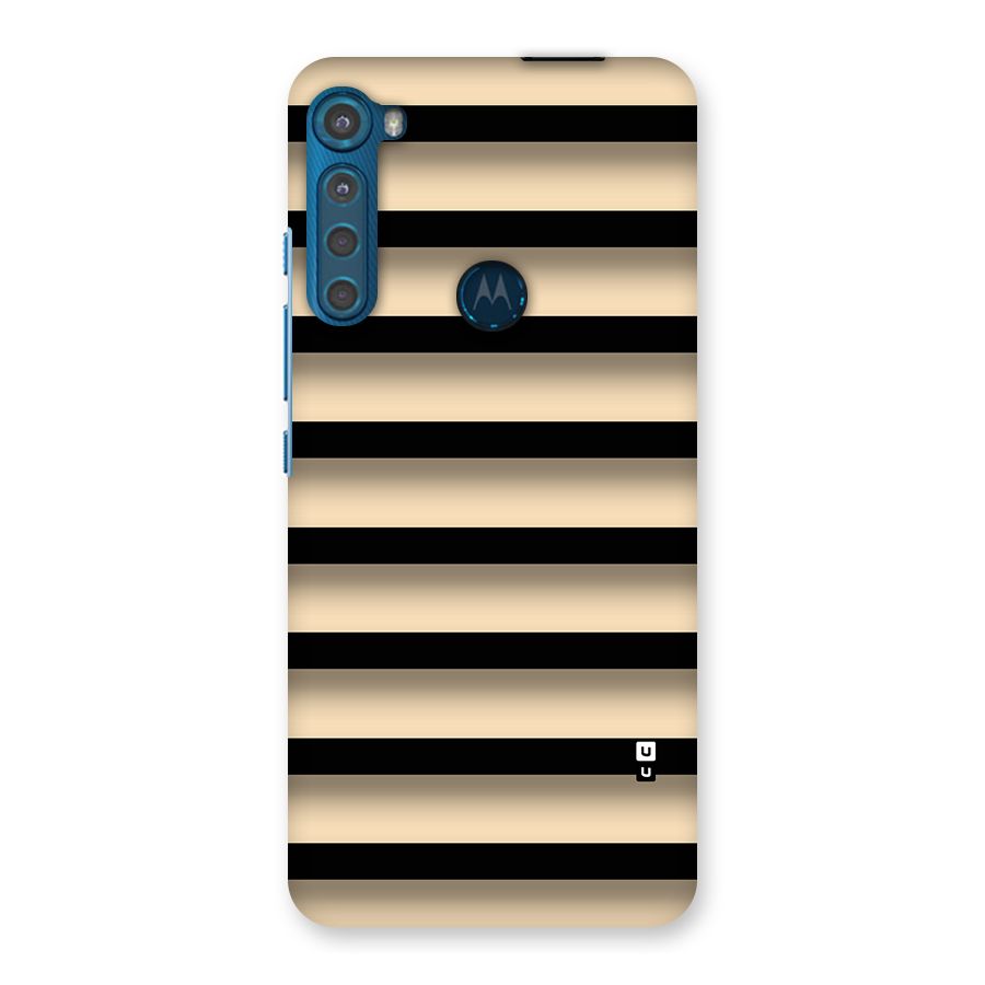 Shadow Stripes Back Case for Motorola One Fusion Plus