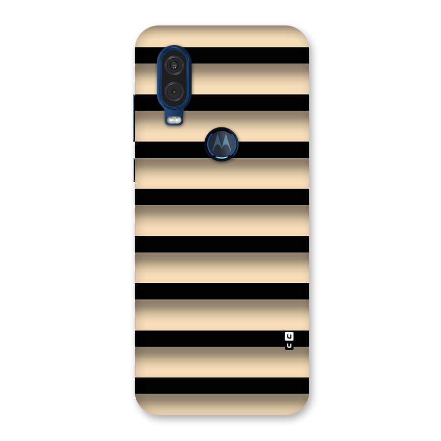 Shadow Stripes Back Case for Motorola One Vision